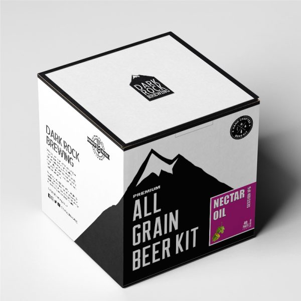 Dark Rock Nectar Oil Session IPA Home Brew All Grain Beer Kit