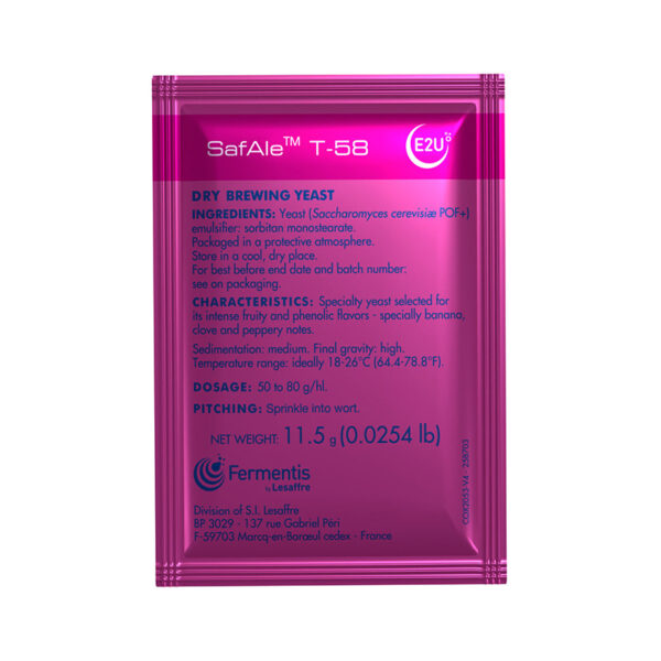 Safale T-58 Homebrew Yeast