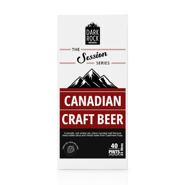 Dark Rock Session Canadian Craft Beer Homebrew Beer Kit