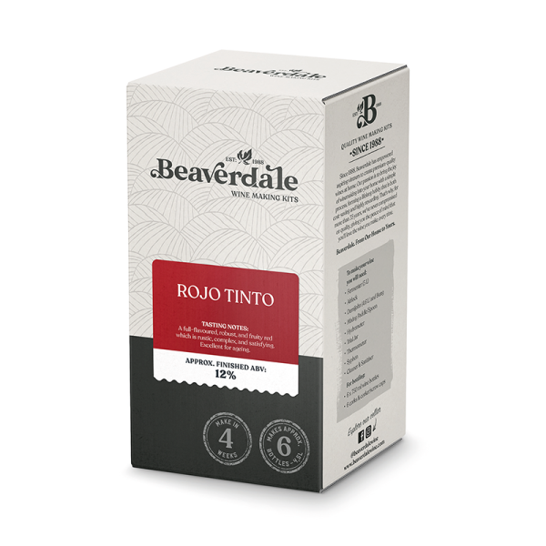 Beaverdale 1g Rojo Tinto homebrew winemaking kit