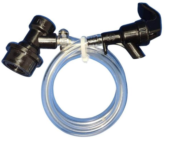 Party Tap with Line and Disconnect - connects to Corny Kegs to allow your homebrew beer to be served