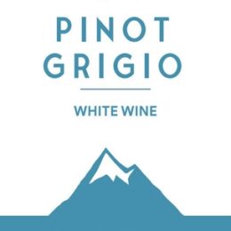 Pinot Grigio Wine Bottle Label