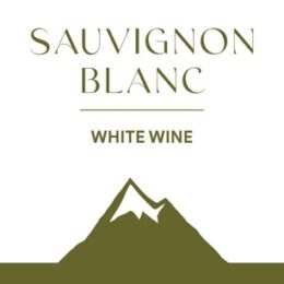 Sauvignon Blanc Wine Bottle Label