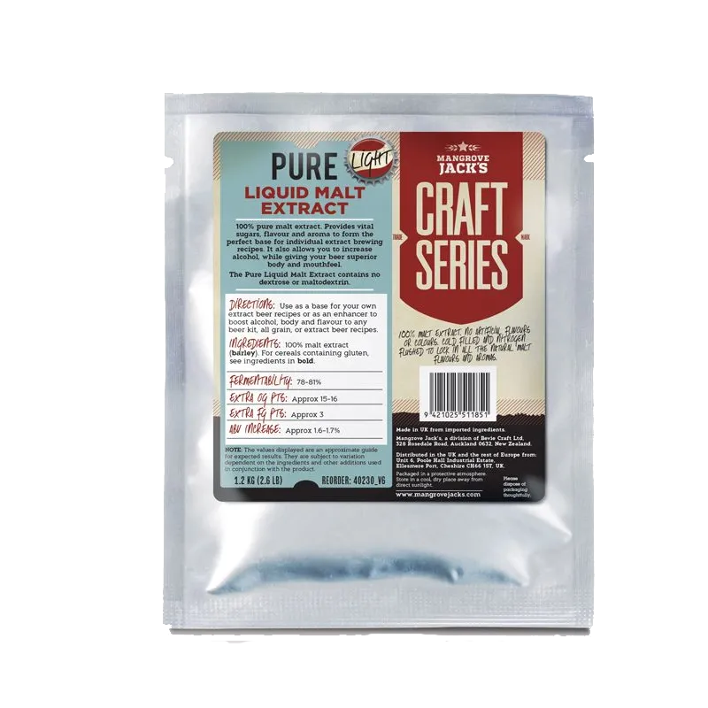 Mangrove Jacks Pure Light Liquid Malt Extract 12kg