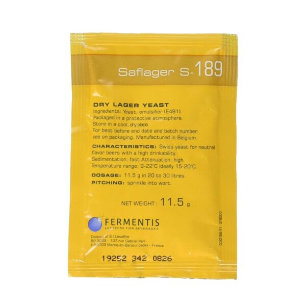 Saflager S-189 Yeast