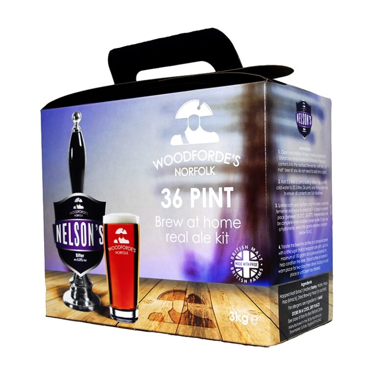 Woodfordes Nelsons Bitter | 36 Pint Beer Kit - Dark Rock