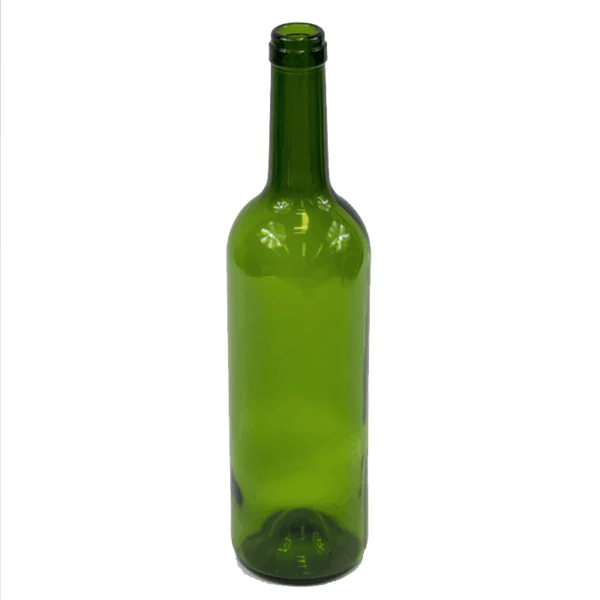 75cl green wine bottle - glass