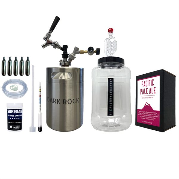 Dark Rock Small Batch pacific Pale Ale Starter Kit with Mini Keg