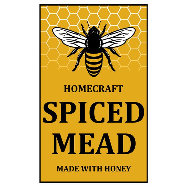 Spiced Mead Bottle Label