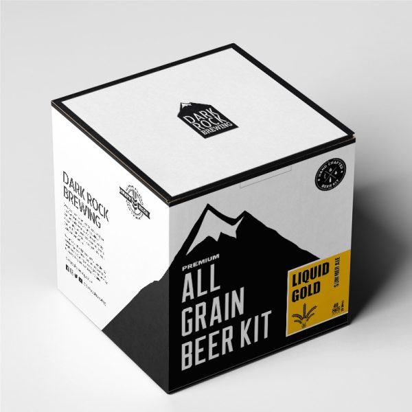 Dark Rock Liquid Gold Summer Ale All Grain Home Brew Beer Kit
