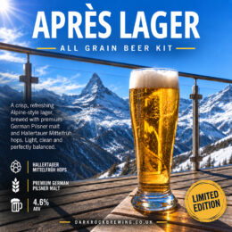 Dark Rock Apres Lager All Grain Homebrew Beer Kit
