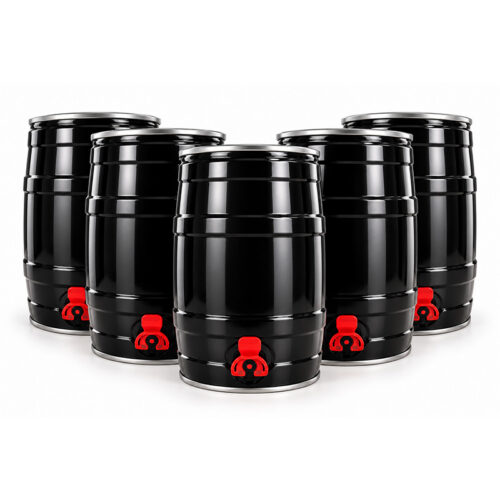 Metal 5 Litre Homebrew Party Keg x 5