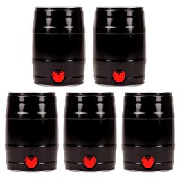 Metal 5 Litre Party Mini Keg x 5