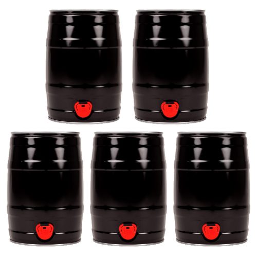Metal 5 Litre Party Mini Keg x 5