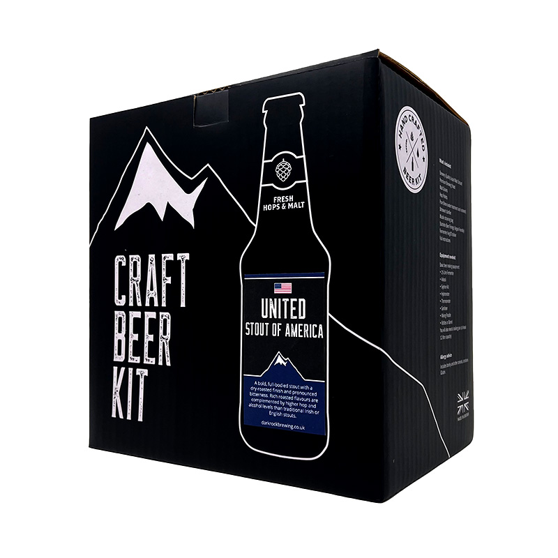 Dark Rock United Stout of America Homebrew Beer Kit