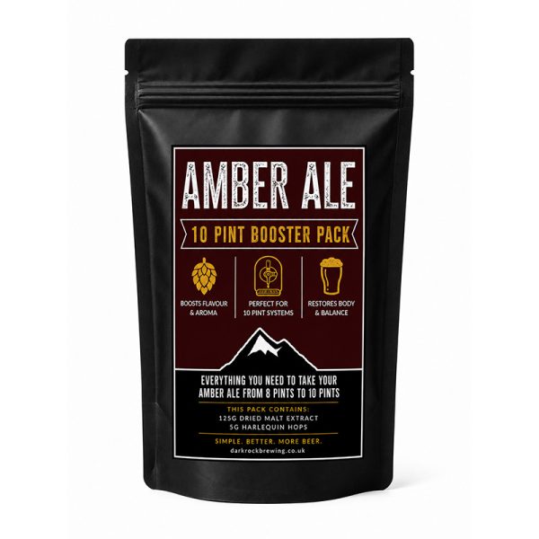 Dark Rock Amber Ale 10 Pint Beer Kit Booster Pack