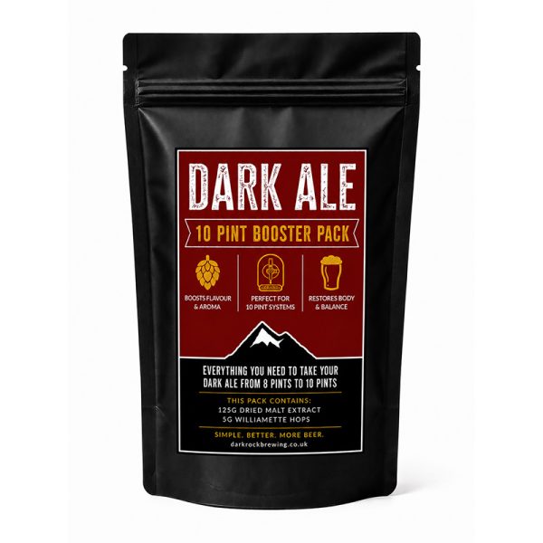 Dark Rock Dark Ale 10 Pint Home Brew Beer Kit Booster Pack