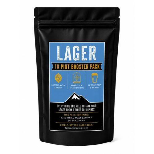 Dark Rock 10 Pint Lager Home Brew Beer Kit Booster Pack