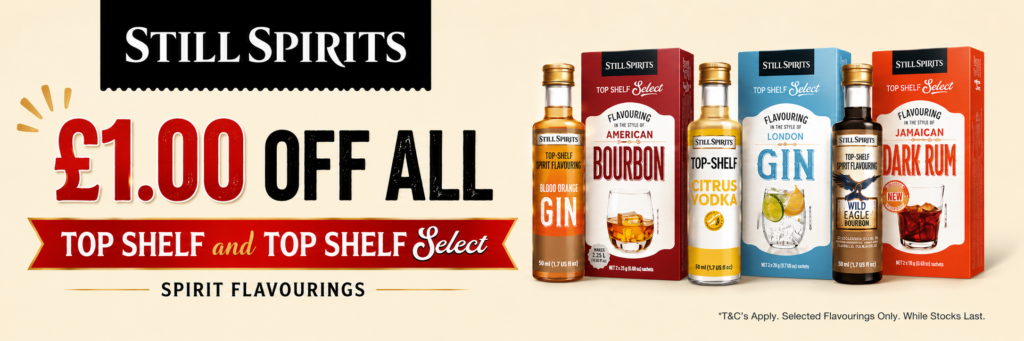 £1 off spirit flavours from Still Spirits