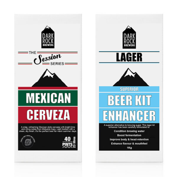 Dark Rock Session Mexican Cerveza and Enhancer 40 Pint Home Brew Beer Kit