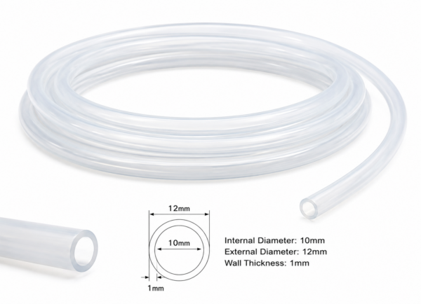 Silicone Tube 10mm x 12mm