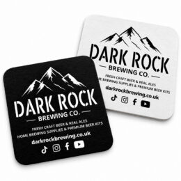 Dark Rock Dual Sided Beer Mat