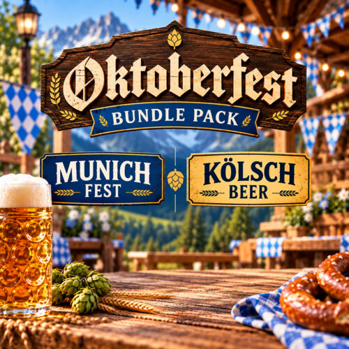 Dark Rock Oktoberfest Homebrew All Grain Beer Kit Bundle Pack